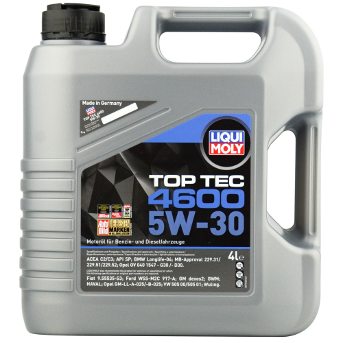 Синтетическое моторное масло Top Tec 4600 5W-30 - 4 л