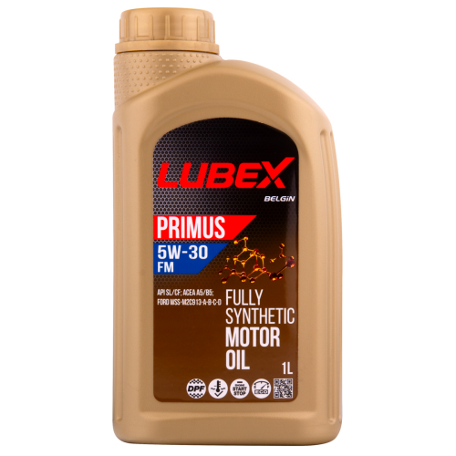 L034-1315-1201 LUBEX Синт-ое мот.масло PRIMUS FM 5W-30 CF/SL A5/B5 (1л) - 1 л L034-1315-1201 LUBEX Синт-ое мот.масло PRIMUS FM 5W-30 CF/SL A5/B5 (1л) - 1 л