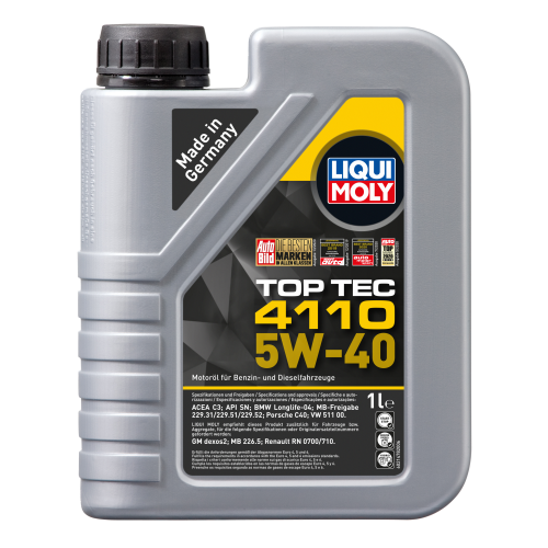 Синтетическое моторное масло Top Tec 4110 5W-40 - 1 л Синтетическое моторное масло Top Tec 4110 5W-40 - 1 л