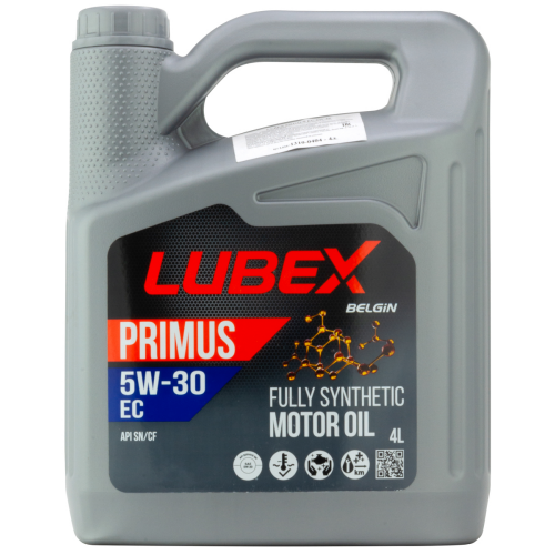 L034-1310-0404 LUBEX Синт-ое мот.масло PRIMUS EC 5W-30 SN (4л) - 4 л L034-1310-0404 LUBEX Синт-ое мот.масло PRIMUS EC 5W-30 SN (4л) - 4 л