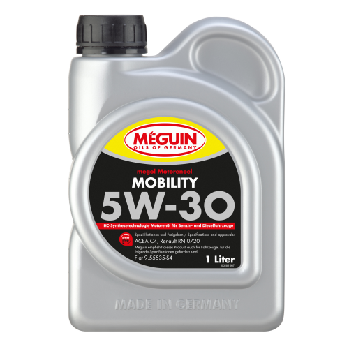 3185 Meguin НС-синт. мот.масло Megol Motorenoel Mobility 5W-30 C4 (1л) - 1 л 3185 Meguin НС-синт. мот.масло Megol Motorenoel Mobility 5W-30 C4 (1л) - 1 л