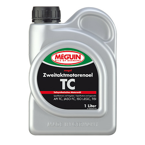 9025 Meguin П/с. мот.масло д/2-т,двиг, Megol Zweitaktmotorenoel TC (teilsynthetisch) TC FC L-EGC (1л) - 1 л 9025 Meguin П/с. мот.масло д/2-т,двиг, Megol Zweitaktmotorenoel TC (teilsynthetisch) TC FC L-EGC (1л) - 1 л